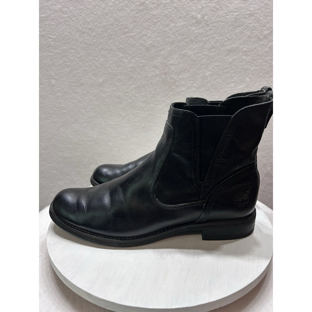 Timberland Beckwith Booties Women's Size 8.5 Leather Black